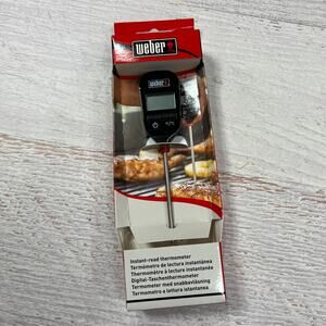 Weber 6750 Instant-Read Digital Thermometer Grill BBQ Fast Accurate NEW